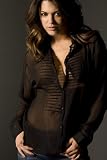 Vollers Black Chiffon Blouse