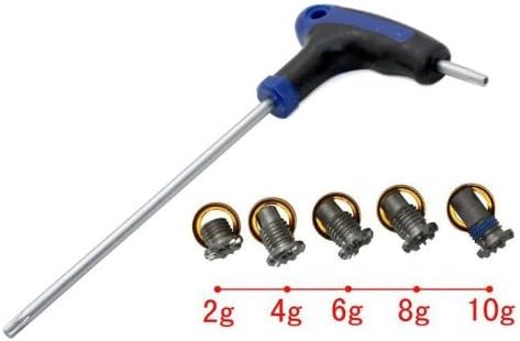 2g 4g 6g 8g 10g 5pcs Weights + Wrench Tool For Taylormade Rocketballz RBZ Stage 2 Driver FW Driver Fairway Wood Rescure, Gloire