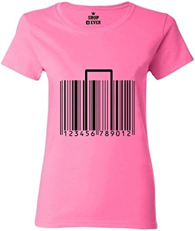 Onlyyousweet Art Barcode Sublimation Armour Gym Fitness Wicking Running Workwear Force Series Crew-Neck Short Sleeve Women T-shirt Size L