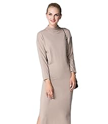 Wool/Knit Cocktail Long Sleeves Fitted Sweater Bodycon Dress/Evening Dress/Party Dress/Midi Dress 
