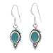 Sterling Silver with Turquoise Dangling Earrings