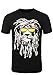 URBANCREWS Mens Hipster Hip Hop Graphic Print Crewneck T-shirt