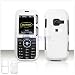 Solid Pure White Case Cover for Brand LG LX260 LX-260 Rumor Protective Cell Phone Hard SNAP-ON
