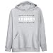 Hoodie Mens Heather Gray  I AM A Border Collie TRAPPED IN A HUMAN BODY  Dogs