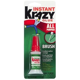 Krazy Glue KG92548R Instant Krazy Glue 0.18-Ounce All Purpose Brush
