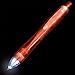 FlashingBlinkyLights Red Light Tip Pen with White LED (Set of 12)