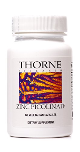 Thorne Research - Zinc Picolinate - Highly Absorbable Zinc Supplement - 60 Capsules