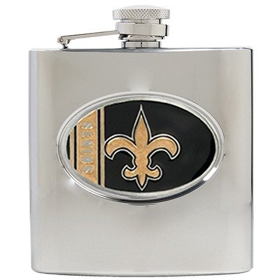 New Orleans Saints NFL 6oz Stainless Steel Hip Flask