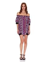 Candora Vestido Laura (Lila / Rojo / Negro)