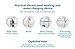 Utopia Aquarium Cleaner 520L/H Scrapers Siphon Battery Operated for Algae/Gravel/Dirt Cleaning Siphon Fish Tank Water Changer 63cm~79cm Adjustable Length