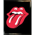 The Rolling Stones Tongue Framed Print - 26x38"
