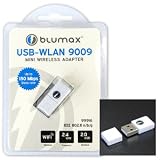 Blumax IEEE Wifi Mini Wireless Adaptor 802.11N 150Mbps Fast Wireless Nano USB Adapter WLAN for Windows 7,Windows XP, Vista, Apple Mac 10.4, 10.5, Linux Ubuntu 8.04
