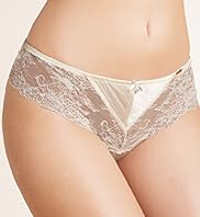 Autograph Floral Lace Thong with Silk