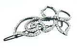 Rose Bud Swarovski Crsytal Jeweled Hair Pin