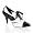 PUMP-458 3 Inch Sexy High Heel Shoe Cutout Spectator Shoe With Trim Detail Pleaser Size: 6
