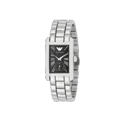 Women's Classic Stainless Steel Watch in Black Dial