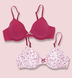 2 Pack Angel Cotton Rich Underwired Bras 2 Pack Angel Cotton Rich Underwired Bras