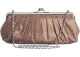 Mundi Copper Sparkle Clutch Bag