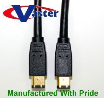 6 to 6-pin IEEE 1394 iLink FireWire DV Cable FOR MAC/PC
