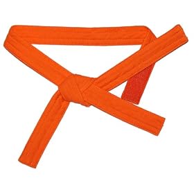 Baby Grappling Orange Belt - For Baby Gi - Fits sizes 80-92
