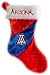 Arizona Wildcats NCAA Himo Plush Christmas Stocking