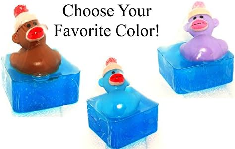 Kid's Bath Time Favorites Sock Puppet Monkey Soap, The Salt Baron (Blue Sock Puppet)