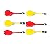 Yanseller 6 Pack Magnetic Darts for Magnet Dartboard(3 Red+3 Yellow)