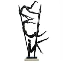 Global Views 22-1/4-Inch Tall Iron Sculpture, Vorteby