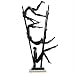 Global Views 22-1/4-Inch Tall Iron Sculpture, Vorteby