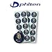 Phiten San Diego Padres MLB Titanium X30 team discs Phitens Aqua-Titanium is uniquely charged to create a stabilizing field that enhances your bodys natural systems. Benefits: Increases flexibility Relieves joint & muscle pain Alleviates discomfort Improves blood circulation Transports energy Reduces fatigue Perfect for anybody that is physically active Support your favorite team