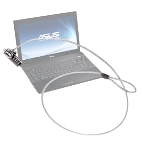 Strong And Durable Steel Padlock For ASUS P52, VX7 & K72 Series Laptops, By DURAGADGET