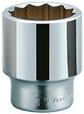 ＫＴＣ　１９．０ｓｑ．ソケット（十二角）　６３ｍｍ　3447944 B4063