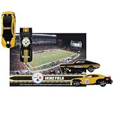 NFL Pittsburgh Steelers Ford Mustang and Dodge Charger 1:64 Scale Diecast Cars
