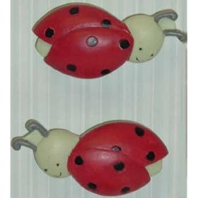 Lady Bug - Drawer Knobs: 2 per Pack