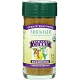 Frontier Organic Seasoning, Vindaloo, 1.9 Ounce