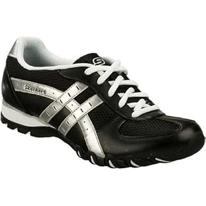 Buy Skechers Ladies Motoring Lace Up With Arch And Stripes by Skechers
