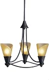 Kichler Lighting 2362OI 3 Light Wyoming Chandelier, Old Iron