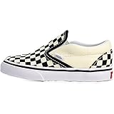 Blk&WhtChckerboard/Wht US9(14.0cm) バンズ VANS トドラー クラシック スリッポン VN000EX8BWW