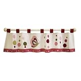 Raspberry Swirl Window Valance by Lambs & Ivy