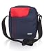 Sling Bag for Men - Cosmus Stitchwell Cross Body Sling Bag - shoulder side bag - multipurpose - 10 inch Tablet / iPad Sling bag (Navy Blue & Red) RS.449.00