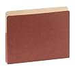S J Paper S71100 Redrope Recycled 1-3/4" Expanding File Pocket, Letter Size, 50/box