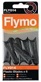 Gardman Genuine Flymo Plastic Lawnmower Blades x 6 FLY014