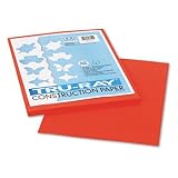 Pacon 103002 - Tru-Ray Construction Paper, 76 lbs., 9 x 12, Orange, 50 Sheets/Pack-PAC103002