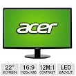 Acer S211HL bd 21.5-Inch Widescreen Ultra-Slim LED Display - Black