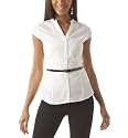 Promod Fifties-Bluse mit Gürtel