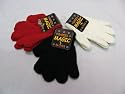 Baby Toddler Magic Knitted Gloves BNWT Available in 6 Colours-Black,Winter White, Red,Pale Blue,Navy Blue or Hot Pink.