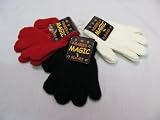 Baby Toddler Magic Knitted Gloves BNWT Available in 6 Colours-Black,Winter White, Red,Pale Blue,Navy Blue or Hot Pink.