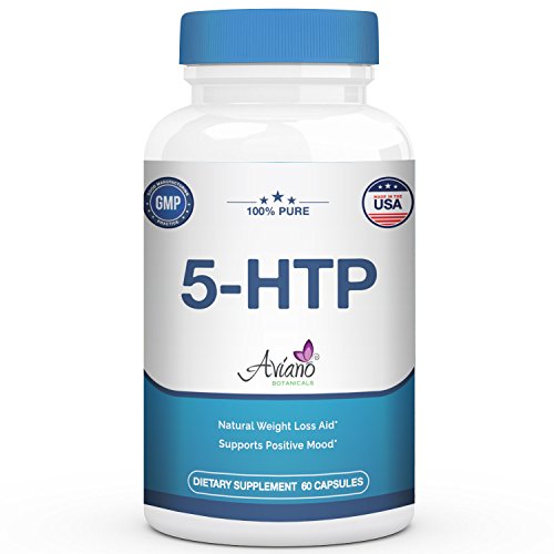 Premium 5-HTP Supplement 100 mg - Supports Weight Loss by Appetite Suppression, Aids in Positive Mood, Sleep, Stress, Relaxation by Aviano Botanicals