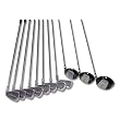 Delta Golf Mens Left Hand 10 Piece Golf Club Set