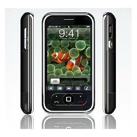 P168C Unlocked GSM Qual-Band Dual SIM Card Mobile Phone With 2.0M Camera, Dual Bluetooth and MP3 / MP4 Player